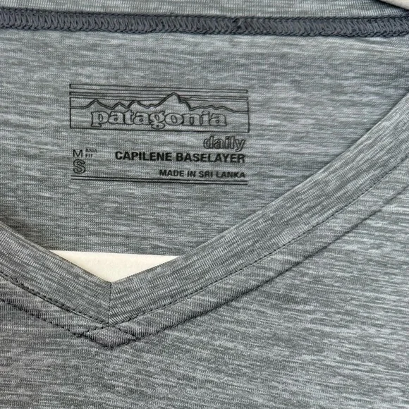 Patagonia Capilene Gray Baselayer, Size Small - Picture 4 of 11